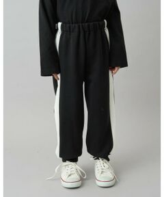 b・ROOM / ビールーム その他パンツ | 【デイリースタンダードウェアシリーズ】【吸水速乾】ゆったりシルエットのサイドラインスウェットパンツ