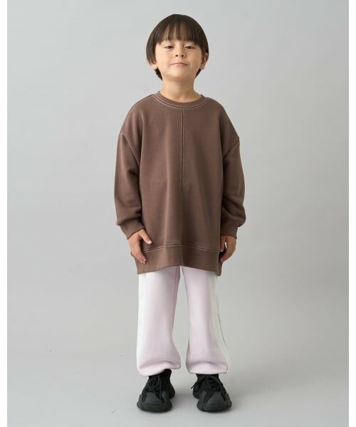 b・ROOM / ビールーム その他パンツ | 【デイリースタンダードウェアシリーズ】【吸水速乾】ゆったりシルエットのサイドラインスウェットパンツ | 詳細19