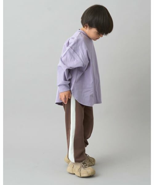 b・ROOM / ビールーム その他パンツ | 【デイリースタンダードウェアシリーズ】【吸水速乾】ゆったりシルエットのサイドラインスウェットパンツ | 詳細20