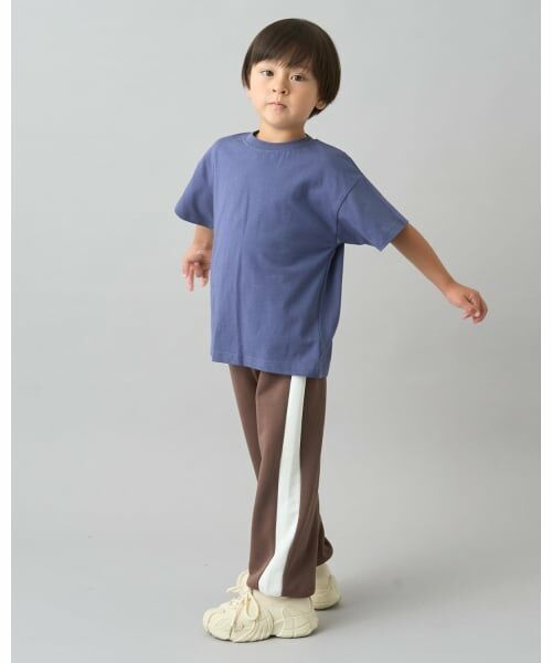 b・ROOM / ビールーム その他パンツ | 【デイリースタンダードウェアシリーズ】【吸水速乾】ゆったりシルエットのサイドラインスウェットパンツ | 詳細22