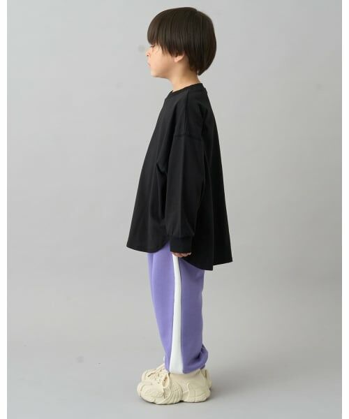 b・ROOM / ビールーム その他パンツ | 【デイリースタンダードウェアシリーズ】【吸水速乾】ゆったりシルエットのサイドラインスウェットパンツ | 詳細27