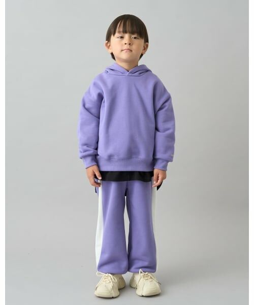 b・ROOM / ビールーム その他パンツ | 【デイリースタンダードウェアシリーズ】【吸水速乾】ゆったりシルエットのサイドラインスウェットパンツ | 詳細28