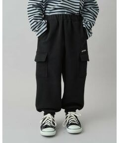 b・ROOM / ビールーム その他パンツ | 【デイリースタンダードウェアシリーズ】【吸水速乾】ゆったりシルエットのカーゴスウェットパンツ