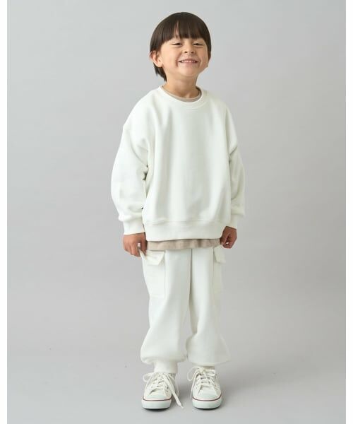 b・ROOM / ビールーム その他パンツ | 【デイリースタンダードウェアシリーズ】【吸水速乾】ゆったりシルエットのカーゴスウェットパンツ | 詳細24