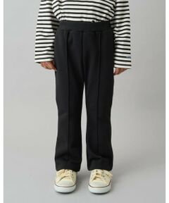 【デイリースタンダードウェアシリーズ】【吸水速乾】センタープリーツフレアスウェットパンツ