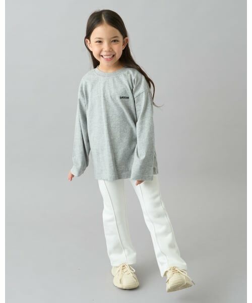 b・ROOM / ビールーム その他パンツ | 【デイリースタンダードウェアシリーズ】【吸水速乾】センタープリーツフレアスウェットパンツ | 詳細18