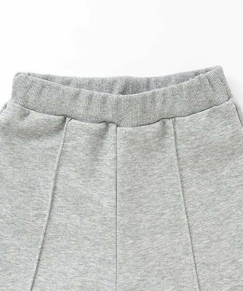 b・ROOM / ビールーム その他パンツ | 【デイリースタンダードウェアシリーズ】【吸水速乾】センタープリーツフレアスウェットパンツ | 詳細2