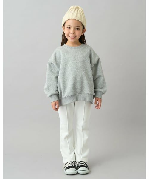 b・ROOM / ビールーム その他パンツ | 【デイリースタンダードウェアシリーズ】【吸水速乾】センタープリーツフレアスウェットパンツ | 詳細20