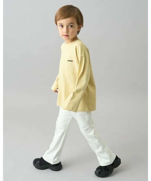 b・ROOM / ビールーム その他パンツ | 【デイリースタンダードウェアシリーズ】【吸水速乾】センタープリーツフレアスウェットパンツ | 詳細21