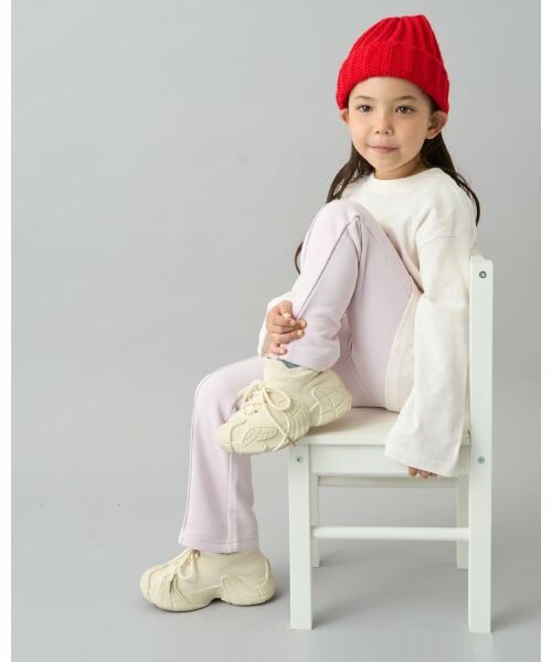 b・ROOM / ビールーム その他パンツ | 【デイリースタンダードウェアシリーズ】【吸水速乾】センタープリーツフレアスウェットパンツ | 詳細22