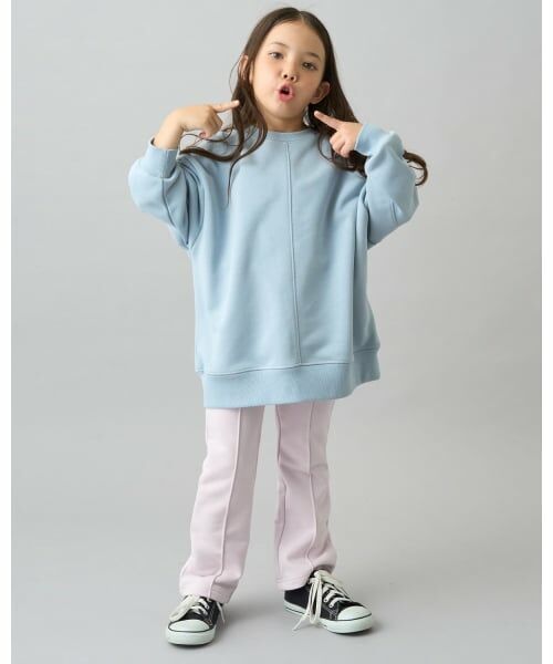 b・ROOM / ビールーム その他パンツ | 【デイリースタンダードウェアシリーズ】【吸水速乾】センタープリーツフレアスウェットパンツ | 詳細23