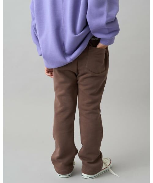 b・ROOM / ビールーム その他パンツ | 【デイリースタンダードウェアシリーズ】【吸水速乾】センタープリーツフレアスウェットパンツ | 詳細25