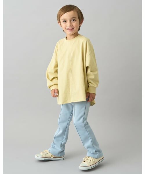 b・ROOM / ビールーム その他パンツ | 【デイリースタンダードウェアシリーズ】【吸水速乾】センタープリーツフレアスウェットパンツ | 詳細26