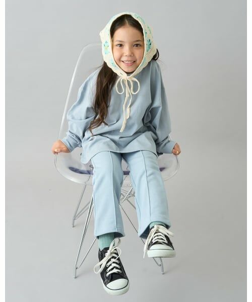 b・ROOM / ビールーム その他パンツ | 【デイリースタンダードウェアシリーズ】【吸水速乾】センタープリーツフレアスウェットパンツ | 詳細28