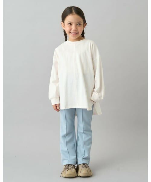 b・ROOM / ビールーム その他パンツ | 【デイリースタンダードウェアシリーズ】【吸水速乾】センタープリーツフレアスウェットパンツ | 詳細29