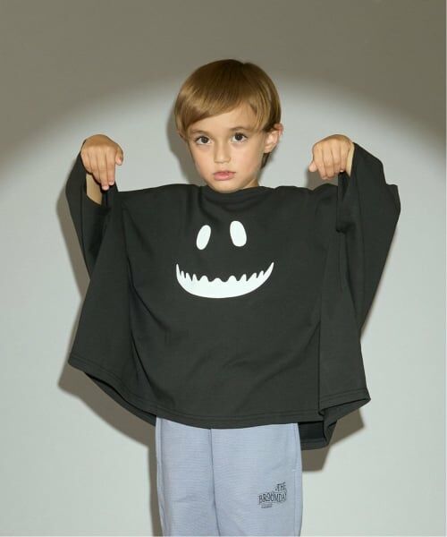 b・ROOM / ビールーム Tシャツ | 【カイテキ天竺】変形オバケTシャツ（黒）