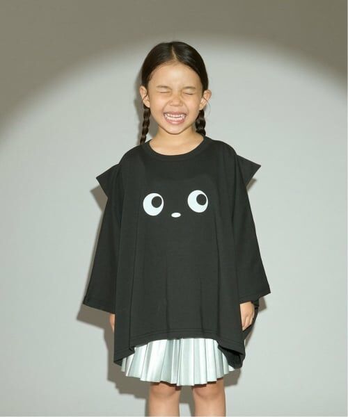 b・ROOM / ビールーム Tシャツ | 【カイテキ天竺】変形Tシャツ（黒）