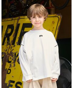 b・ROOM / ビールーム Tシャツ | 【MNCM】【カイテキ天竺】パイピングビッグTシャツ