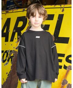 【MNCM】【カイテキ天竺】パイピングビッグTシャツ