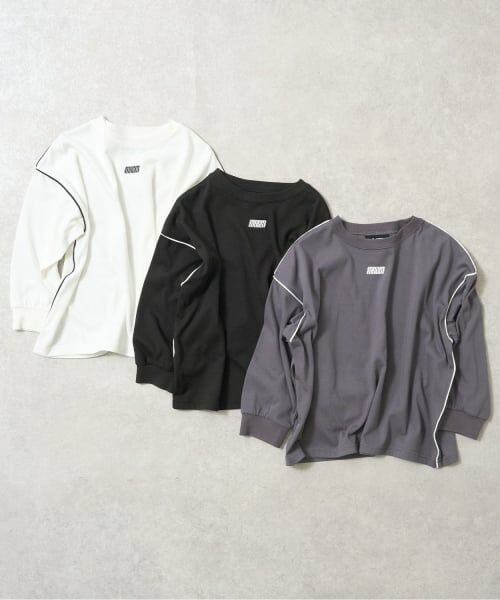 b・ROOM / ビールーム Tシャツ | 【MNCM】【カイテキ天竺】パイピングビッグTシャツ | 詳細10