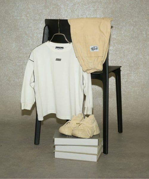 b・ROOM / ビールーム Tシャツ | 【MNCM】【カイテキ天竺】パイピングビッグTシャツ | 詳細12