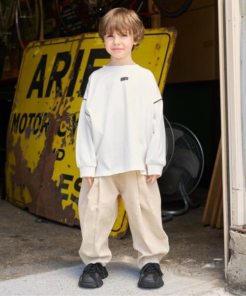 b・ROOM / ビールーム Tシャツ | 【MNCM】【カイテキ天竺】パイピングビッグTシャツ | 詳細16