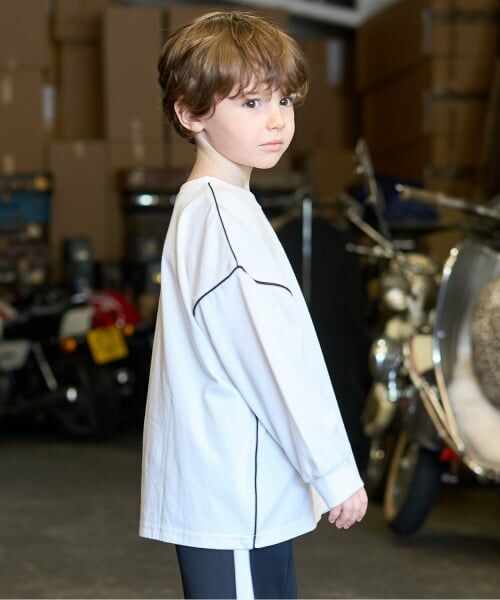 b・ROOM / ビールーム Tシャツ | 【MNCM】【カイテキ天竺】パイピングビッグTシャツ | 詳細21