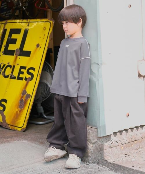 b・ROOM / ビールーム Tシャツ | 【MNCM】【カイテキ天竺】パイピングビッグTシャツ | 詳細23