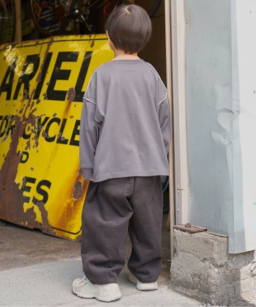 b・ROOM / ビールーム Tシャツ | 【MNCM】【カイテキ天竺】パイピングビッグTシャツ | 詳細24