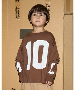 b・ROOM / ビールーム Tシャツ | 【MNCM】【どちらが前でもOK】【カイテキ天竺】プリントレイヤードビッグTシャツ