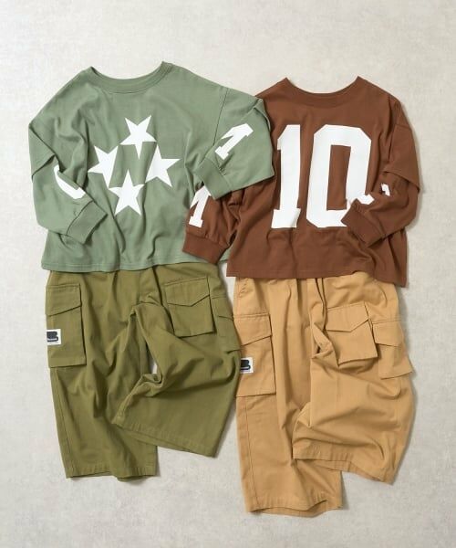 b・ROOM / ビールーム Tシャツ | 【MNCM】【どちらが前でもOK】【カイテキ天竺】プリントレイヤードビッグTシャツ | 詳細14