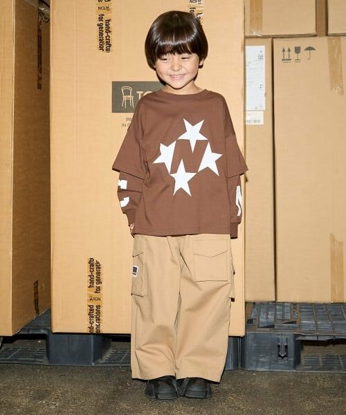 b・ROOM / ビールーム Tシャツ | 【MNCM】【どちらが前でもOK】【カイテキ天竺】プリントレイヤードビッグTシャツ | 詳細20