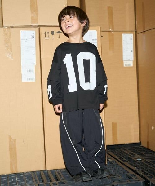 b・ROOM / ビールーム Tシャツ | 【MNCM】【どちらが前でもOK】【カイテキ天竺】プリントレイヤードビッグTシャツ | 詳細28