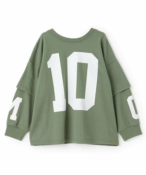 b・ROOM / ビールーム Tシャツ | 【MNCM】【どちらが前でもOK】【カイテキ天竺】プリントレイヤードビッグTシャツ | 詳細3