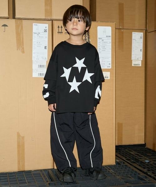 b・ROOM / ビールーム Tシャツ | 【MNCM】【どちらが前でもOK】【カイテキ天竺】プリントレイヤードビッグTシャツ | 詳細30