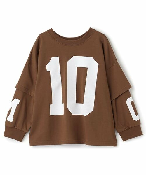 b・ROOM / ビールーム Tシャツ | 【MNCM】【どちらが前でもOK】【カイテキ天竺】プリントレイヤードビッグTシャツ | 詳細4