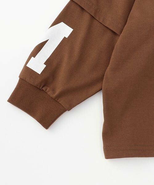 b・ROOM / ビールーム Tシャツ | 【MNCM】【どちらが前でもOK】【カイテキ天竺】プリントレイヤードビッグTシャツ | 詳細8