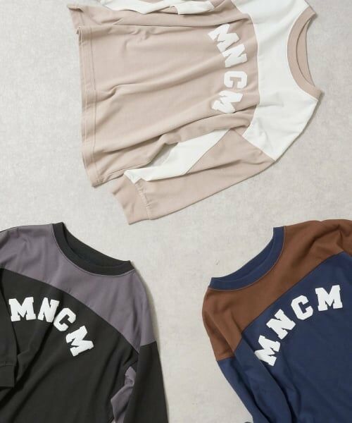 b・ROOM / ビールーム Tシャツ | 【MNCM】【カイテキ天竺】バイカラービッグTシャツ | 詳細12