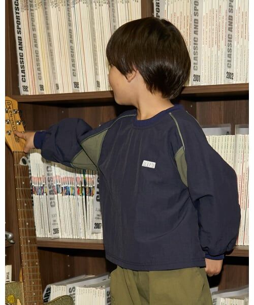 b・ROOM / ビールーム Tシャツ | 【MNCM】【セットアップ可】プルオーバーピステトップス（紺）