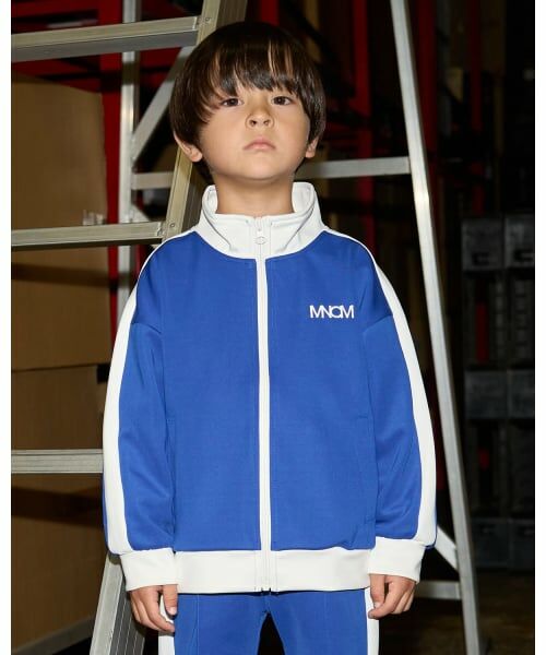 b・ROOM / ビールーム ブルゾン | 【MNCM】【セットアップ可】トラックジャケット（ブルー）