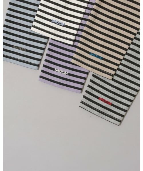 b・ROOM / ビールーム Tシャツ | 【デイリースタンダードウェアシリーズ】ゆるっとオーバーサイズのボーダー長袖Tシャツ | 詳細20