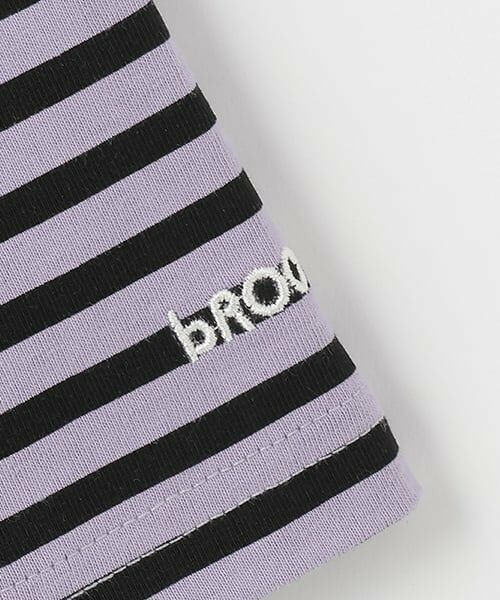 b・ROOM / ビールーム Tシャツ | 【デイリースタンダードウェアシリーズ】ゆるっとオーバーサイズのボーダー長袖Tシャツ | 詳細5