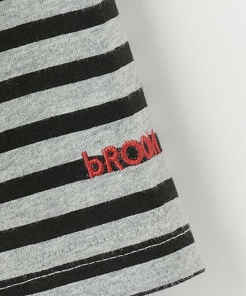 b・ROOM / ビールーム Tシャツ | 【デイリースタンダードウェアシリーズ】ゆるっとオーバーサイズのボーダー長袖Tシャツ | 詳細6