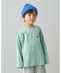 b・ROOM / ビールーム Tシャツ | 【デイリースタンダードウェアシリーズ】ゆるっとオーバーサイズのワンポイントシンプル長袖Tシャツ