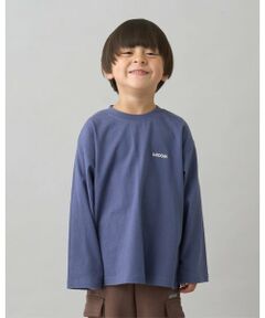 b・ROOM / ビールーム Tシャツ | 【デイリースタンダードウェアシリーズ】ゆるっとオーバーサイズのワンポイントシンプル長袖Tシャツ