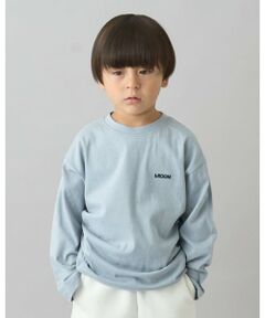 b・ROOM / ビールーム Tシャツ | 【デイリースタンダードウェアシリーズ】ゆるっとオーバーサイズのワンポイントシンプル長袖Tシャツ