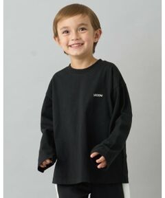 b・ROOM / ビールーム Tシャツ | 【デイリースタンダードウェアシリーズ】ゆるっとオーバーサイズのワンポイントシンプル長袖Tシャツ