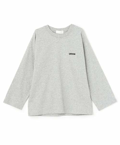 b・ROOM / ビールーム Tシャツ | 【デイリースタンダードウェアシリーズ】ゆるっとオーバーサイズのワンポイントシンプル長袖Tシャツ | 詳細15