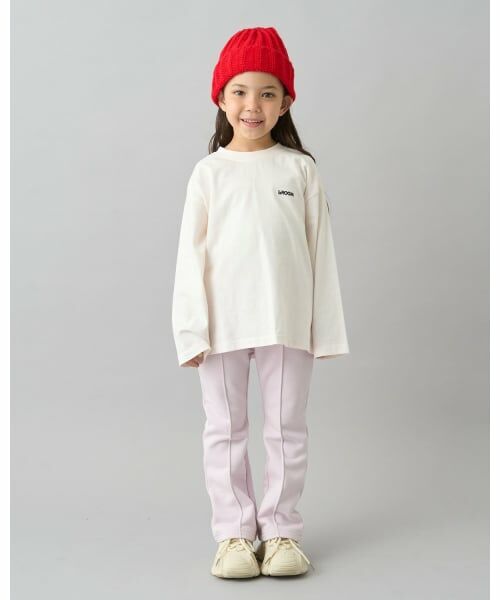 b・ROOM / ビールーム Tシャツ | 【デイリースタンダードウェアシリーズ】ゆるっとオーバーサイズのワンポイントシンプル長袖Tシャツ | 詳細22