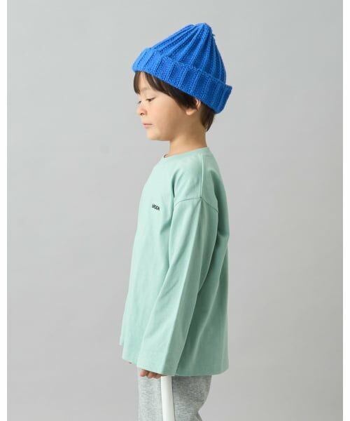 b・ROOM / ビールーム Tシャツ | 【デイリースタンダードウェアシリーズ】ゆるっとオーバーサイズのワンポイントシンプル長袖Tシャツ | 詳細27